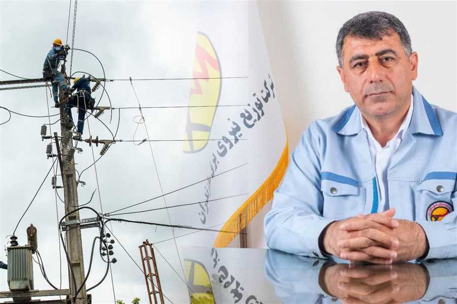 افزایش ۵۴۰ کیلومتری شبکه برق‌رسانی در مازندران 