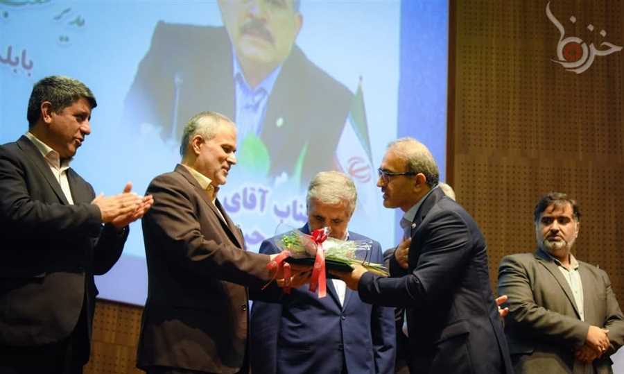مراسم تودیع و معارفه مدیر شعب بانک کشاورزی مازندران در بابلسر