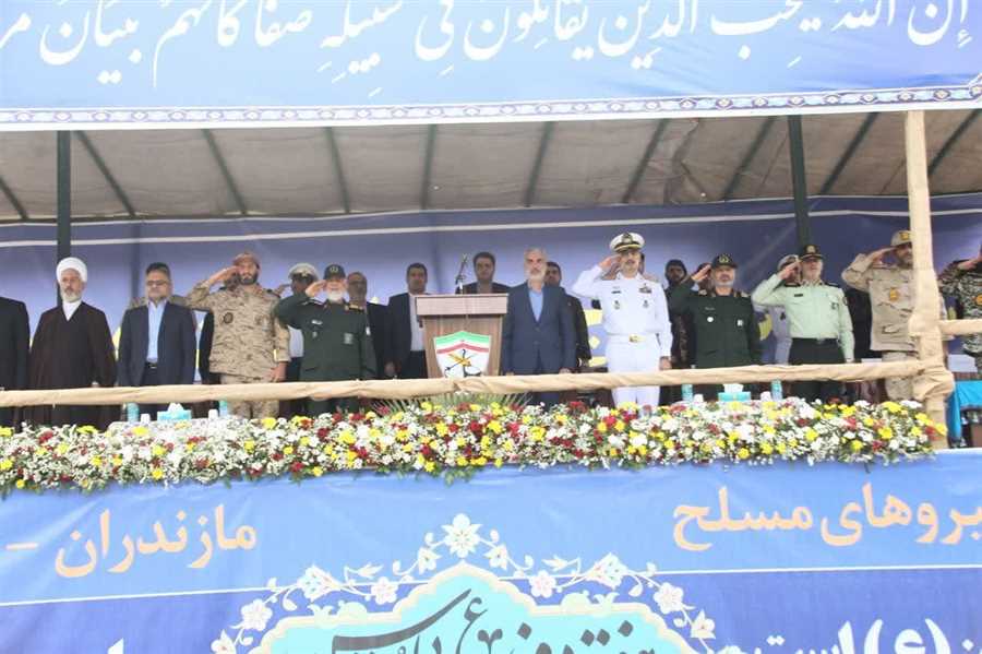 برگزاری رزمایش گرامیداشت هفته دفاع مقدس در ساری